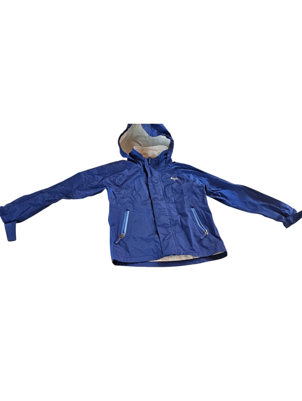 REI Co-op Youth Rainier Rain Jacket Navy Blue Unisex Size Small (8) LIKE NEW